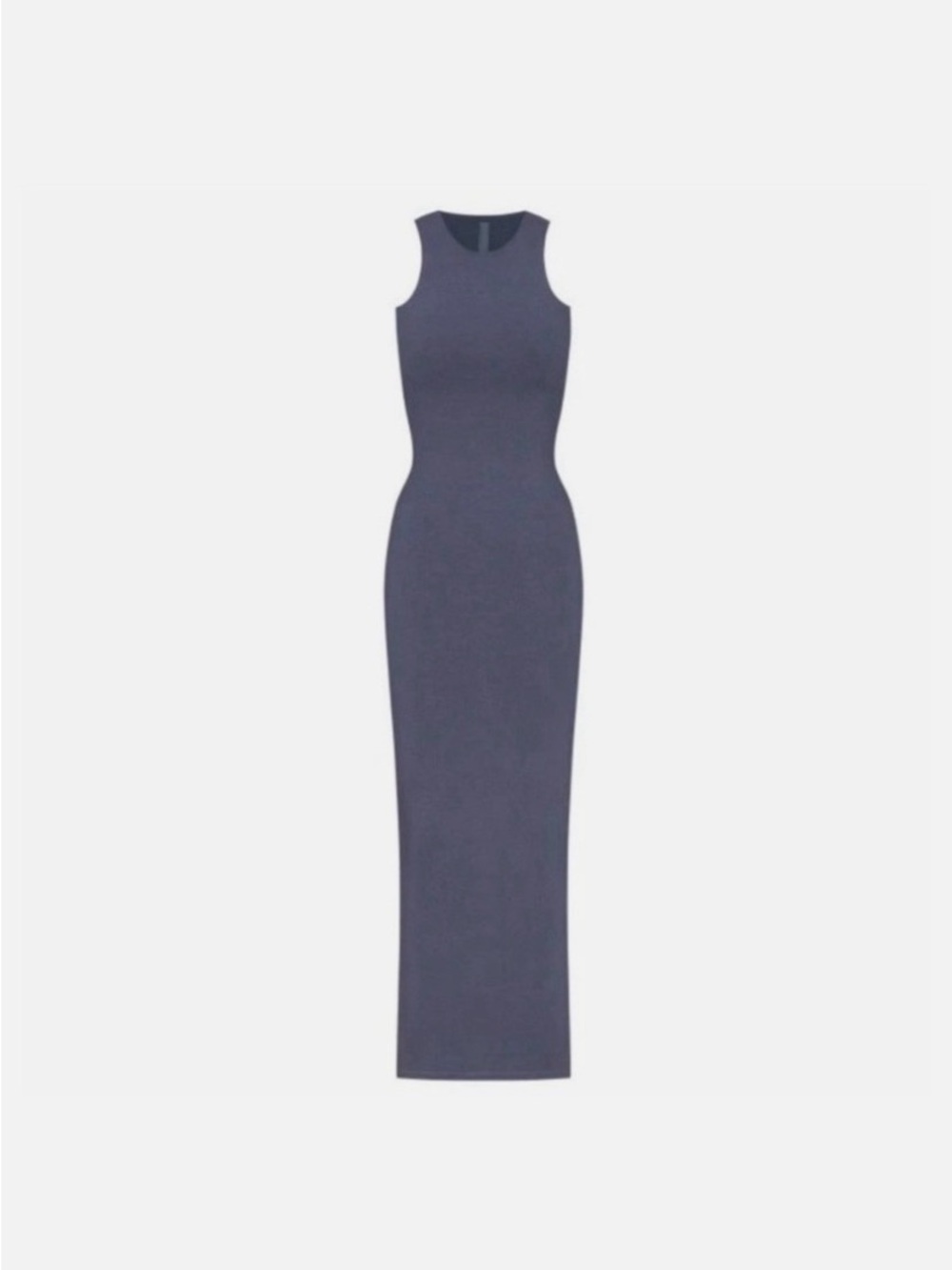 Skims Outdoor Tank Maxi Dress High Neck Sexy Casual Steel Blue EUC Medium M
